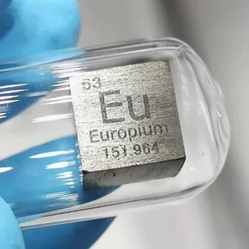 Металлический европий плотностью 10 мм в кубе 99,5% для коллекции Element
