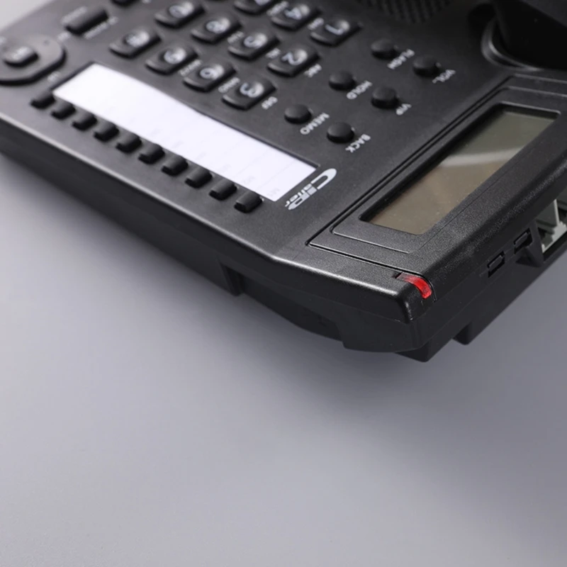 Проводной стационарный телефон с идентификацией вызывающего абонента и большим дисплеем Удобное коммуникационное решение для дома и офиса - 3