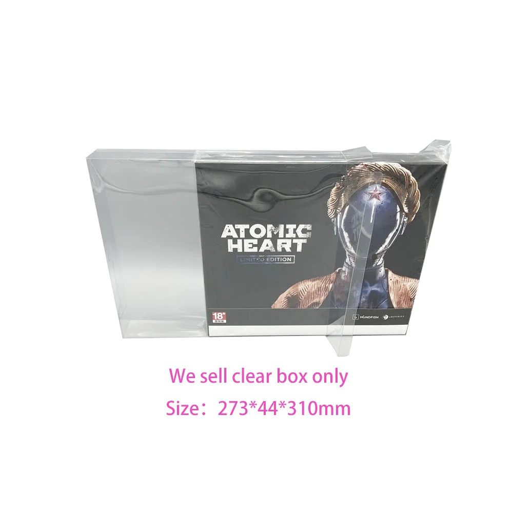 Прозрачный защитный чехол из ПЭТ-пластика для PS5 atomic heart limited edition HK версия коробка для хранения игр - 0