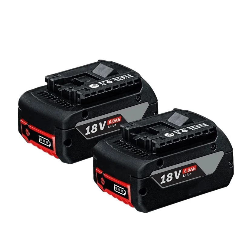 100% Original 18V Batterie Für Bosch GBA 18V 6,0 Ah Lithium-BAT609 BAT610G BAT618 BAT618G 17618-01 + ladegerät - 1