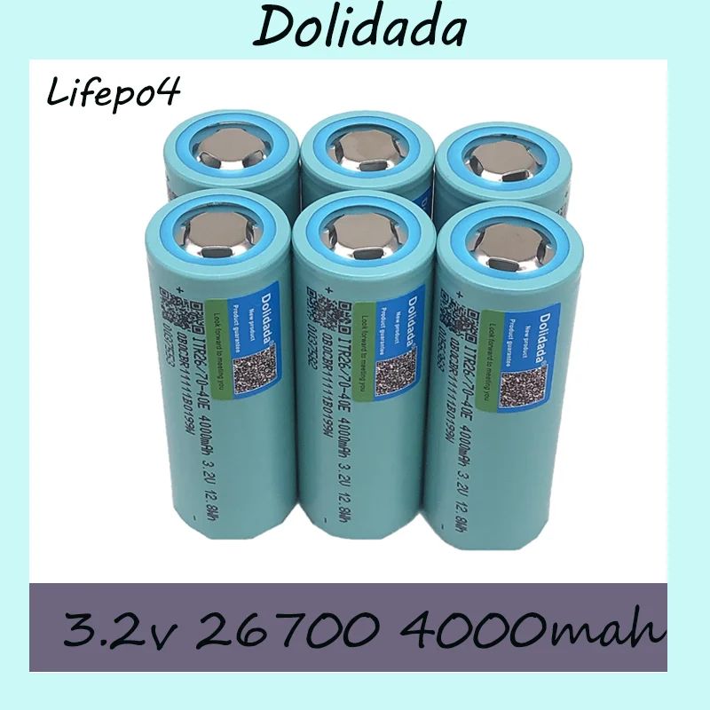 Lifepo4 26700 3,2 В 4000 мАч, литий-железо-фосфатный аккумулятор, 3C-5C Разрядные приборы, Игрушки с дистанционным управлением. - 0