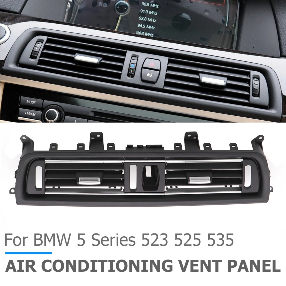 Передняя Воздуховыпускная Решетка Приборной Панели ABS PC Панель Воздуховыпуска Приборной Панели Автомобиля для BMW 5 Серии F10 F18 523 525 535 - 3