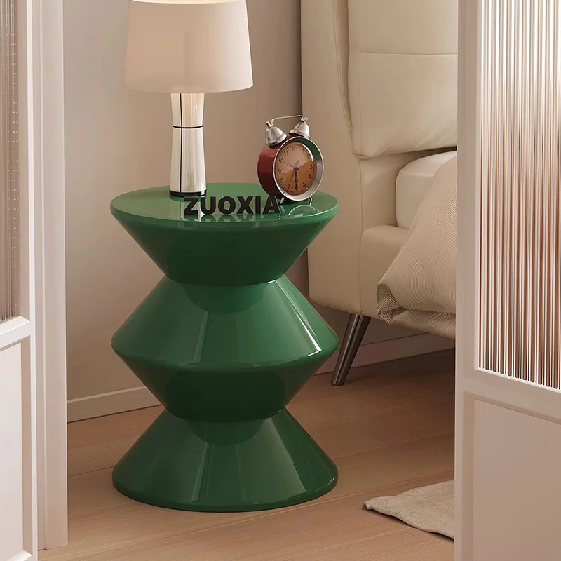 Зеленый ночной столик в спальне, современный скандинавский минимализм, Роскошная прикроватная тумбочка в гостиной, маленькие односпальные столики De Nuit Мебель для дома - 1