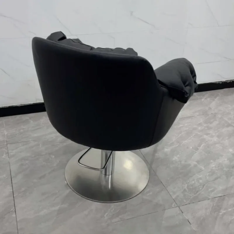 Профессиональное парикмахерское кресло из нержавеющей стали Салон-парикмахерская Персонализированное Бесплатное Золотое Салонное кресло для ресниц Роскошная Мебель Cadeira - 2