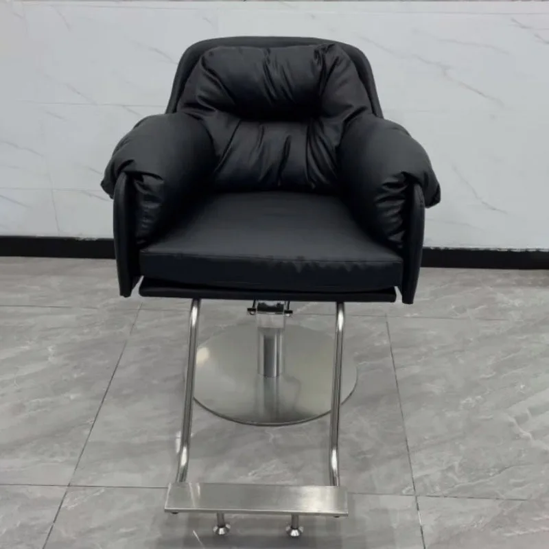 Профессиональное парикмахерское кресло из нержавеющей стали Салон-парикмахерская Персонализированное Бесплатное Золотое Салонное кресло для ресниц Роскошная Мебель Cadeira - 3