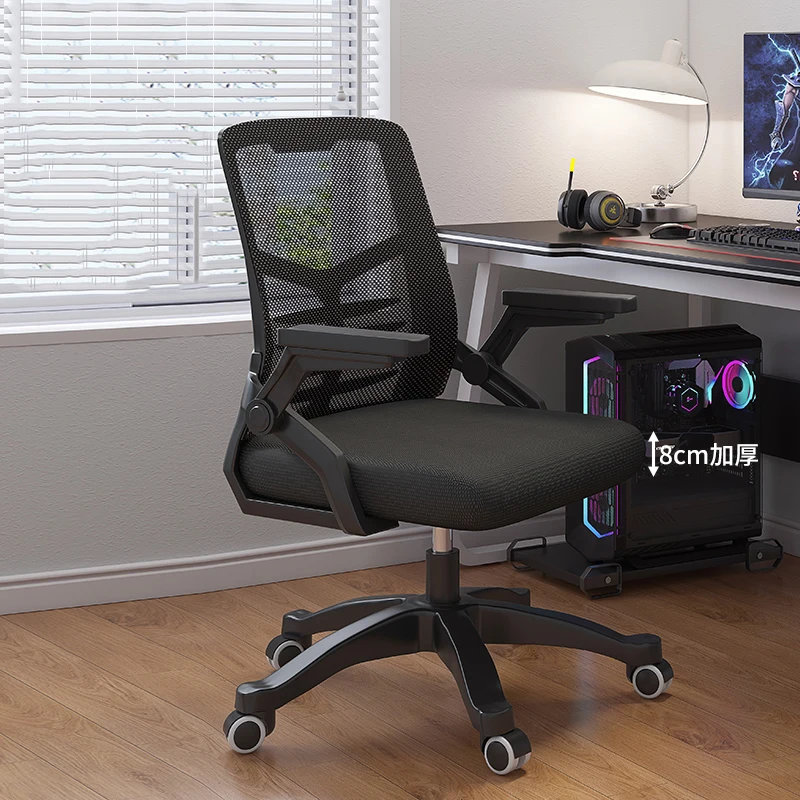 Поясничная поддержка Офисного кресла Black Gamer Neck Support Офисное кресло с высокой Спинкой на Колесиках Cadeira Para Computador Офисная Мебель - 3