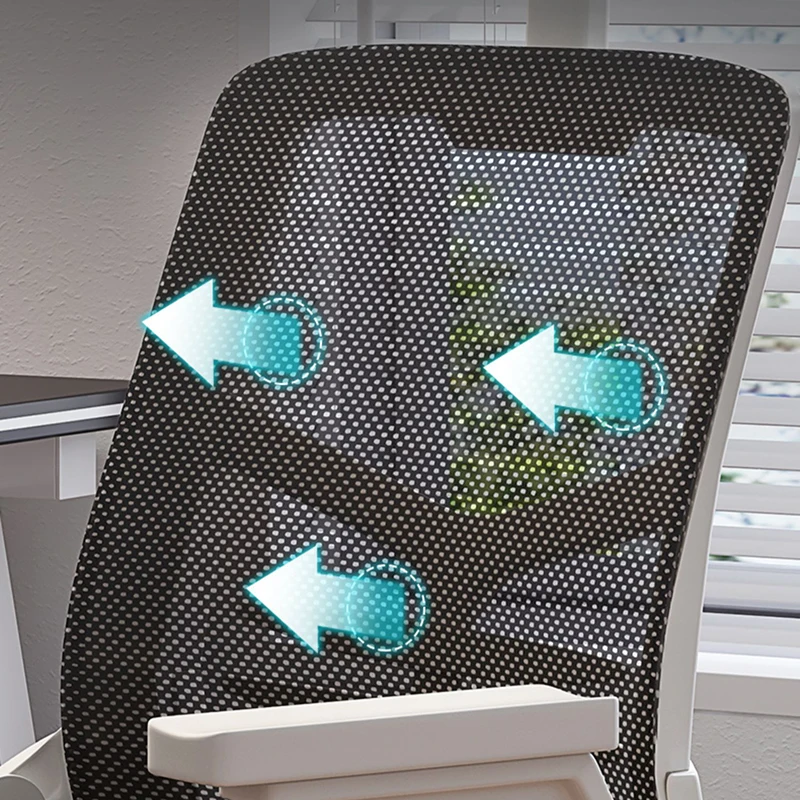 Поясничная поддержка Офисного кресла Black Gamer Neck Support Офисное кресло с высокой Спинкой на Колесиках Cadeira Para Computador Офисная Мебель - 4