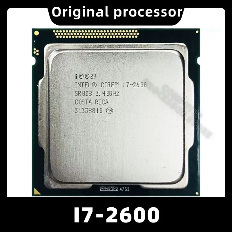 Процессор Intel Core i7 2600 Четырехъядерный LGA 1155 SOCKET i7-2600 Настольный процессор 3,4 ГГц 95 Вт 8 М Кэш - 0