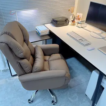 Компьютерный Эргономичный Чехол Для офисного кресла, Подушка, Роскошный Игровой Обеденный Офисный стул, Передвижная мебель для гостиной Burostoel