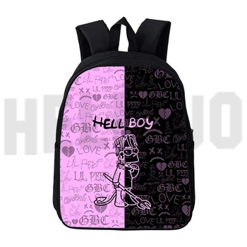 12/16-дюймовый рюкзак рэппера Lil Peep, высококачественный школьный рюкзак для мальчиков, детская сумка для книг, многофункциональный дорожный блокнот, городская сумка