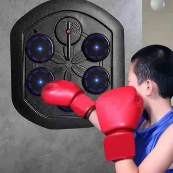 Музыкальный тренажер для бокса Музыкальный настенный с подсветкой для занятий спортом Дома, силовые тренировки взрослых