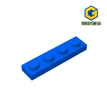 Пластина Gobricks GDS-504 1 x 4 совместима с lego 3710 штук детского строительного блока 