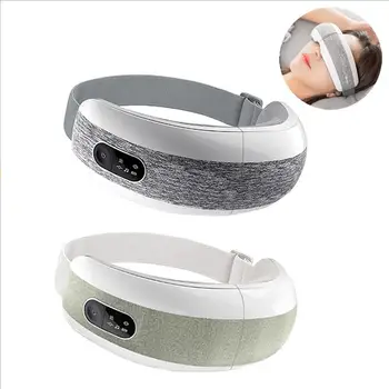 Музыкальный массажер для глаз XGEEK, портативная интеллектуальная подушка безопасности, разминающая, совместимая с Bluetooth, снимающая усталость, снимающая напряжение глаз.