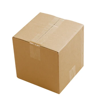 10шт Квадратная гофрированная коробка, коричневая почтовая бумажная коробка, Почтовые свечи, упаковка духов, подарочная коробка, 3-слойная плотная картонная коробка