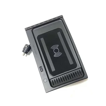 Автомобильное беспроводное зарядное устройство мощностью 15 Вт для X5 F15 X6 F16 X5M F85 X6M F86 2014-2018 Беспроводное зарядное устройство для телефона Чехол для зарядки