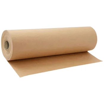 1 рулон крафт-бумаги, рулон для подарочной упаковки, подвижная упаковка, цветочная коричневая крафт-бумага для росписи