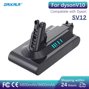 Сменный аккумулятор для Dyson SV12, Абсолютно Без Шнура, Аккумулятор Для ручного пылесоса, 25,2 В, V10, 9800 мАч