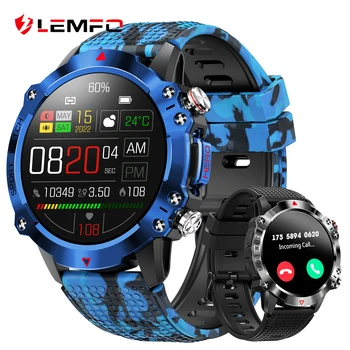 LEMFO 100 + режимов, спортивные часы для мужчин, 450 мАч, 7 дней автономной работы, умные часы с поддержкой Bluetooth, смарт-часы 1.4 