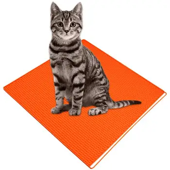 Коврик для кошачьих царапин, силиконовый коврик для домашних кошек, Переносная защита мебели от кошачьих царапин, предотвращающая поцарапывание ковра на полу и дивана.
