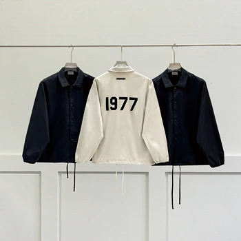 Модный бренд ESSENTIALS, новая куртка flocking 1977 года выпуска, повседневное универсальное мужское и женское пальто для пары