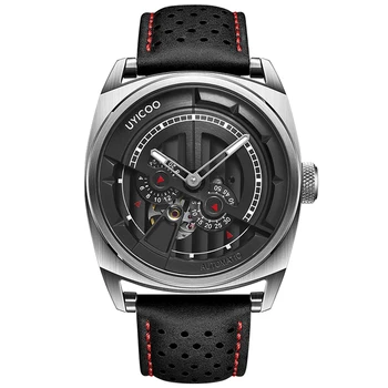 Топ люксовый бренд часов мужские механические часы с автоподзаводом UYICOO спортивные часы 41 мм модные квадратные часы 2023 новый
