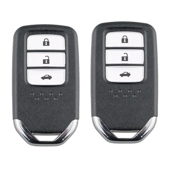 2X Автомобильный умный дистанционный ключ с 3 кнопками 433 МГц ID47 с чипом для Honda City/Jazz/Civic/Grace 2015 KR5V2X