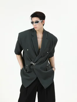 T06221 Модные мужские пальто и куртки 2023 для подиума, роскошная мужская одежда известного бренда европейского дизайна в стиле вечеринок