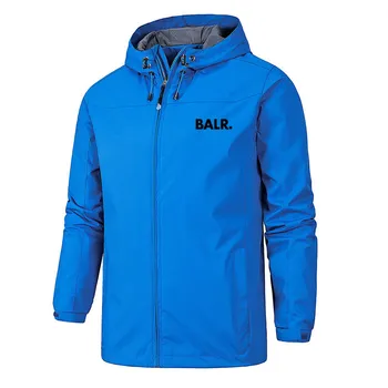 Модные мужские куртки BALR, уличный военный водонепроницаемый топ, повседневная ветровка, Мотоциклетная куртка, мужское пальто, куртка-бомбер с капюшоном.