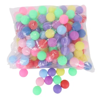 150 шт./упак. Цветные шарики для пинг-понга 40 мм Развлекательные Мячи для настольного тенниса Разноцветные шарики для пивного понга Игра