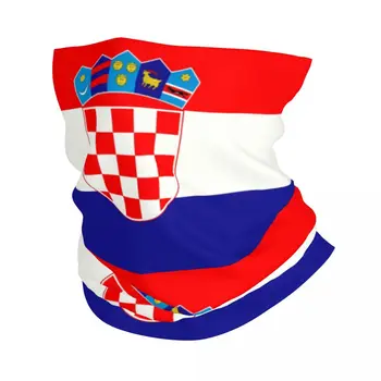 Флаг Хорватии, Бандана, гетры, Ветрозащитный Шарф для лица, мужские И женские Головные уборы, Балаклава-трубка