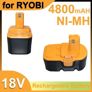 Для Ryobi P100 4800mAh 18V Сменный Аккумулятор P101 ABP1801 ABP1803 BPP1820 Аккумуляторные Электроинструменты