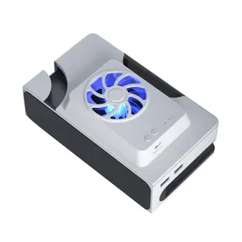 Вентиляторы для отвода тепла Type-c Портативный базовый охладитель, охлаждающий вентилятор для выключателя, OLED-аксессуары, АБС-подставка для игровой консоли Большой емкости