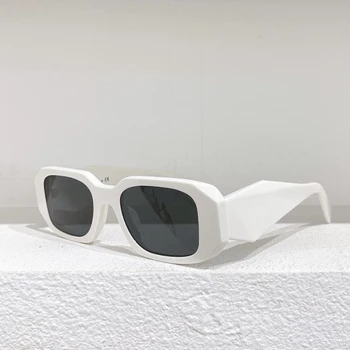 Новый тренд, мужские и Женские Модные солнцезащитные очки из ацетата, Винтажные оттенки, Женские Роскошные Очки 17W F, Поляризованные Очки UV400 с коробкой