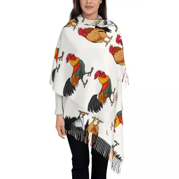 1955697211 Женская шаль из пашмины, обертывания, шарф с бахромой, Длинный Большой шарф