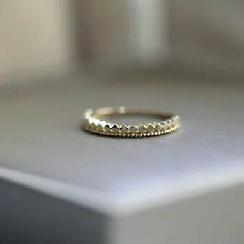 Кольцо из стерлингового серебра S925 пробы, небольшой дизайн, модное, легкое, роскошное, высококачественное, персонализированное, простое, универсальное кольцо для женщин