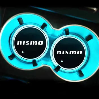 Семицветная наклейка для автомобиля, декоративная светодиодная подсветка салона автомобиля для автоаксессуаров NISMO