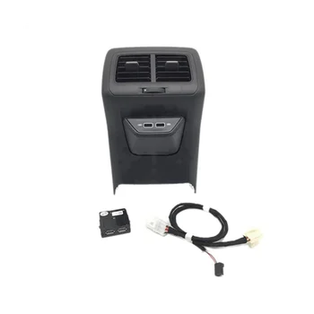 Центральный Подлокотник Рамы Задней Отделки Автомобиля с USB-Адаптером для Golf 7 MK7 2013-2019 5GG864298B82V