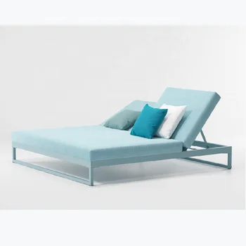 Шезлонг для бассейна Уличная мебель Шезлонг Пляжный алюминиевый диван-кровать Кушетка
