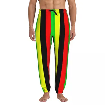 Мужские спортивные штаны Rasta Jamaica Raggae для бега трусцой с карманами, спортивные брюки с открытым низом