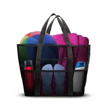 Сумка для плавания большой емкости, портативные сетчатые пляжные сумки, негабаритная складная сумка для спортзала, легкая спортивная сумка Hotal для мужчин и женщин