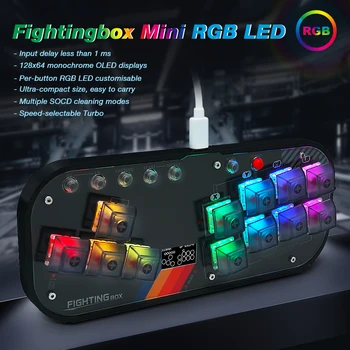 FightingBox Mini Hitbox V3 Fightstick Для Nintendo Switch/ПК Игровой контроллер Джойстик Для PS4/PS3/Mister Support Fightboard V3