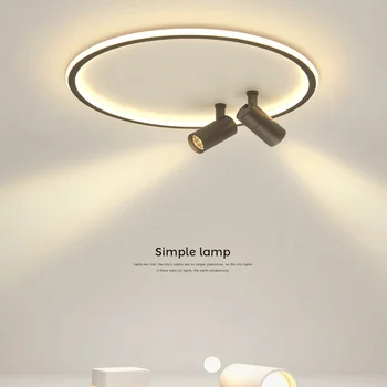 светильники в прихожей, потолочный светодиодный светильник, простой потолочный светильник, стеклянный потолочный светильник, кухонный светодиодный потолочный светильник