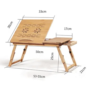 Креативный Простой Компьютерный стол для ноутбука, Кровать с маленьким столом, Стол для ленивого обучения в общежитии, Простой стол