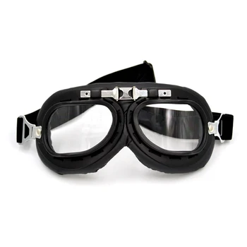 Прозрачные мотоциклетные очки в стиле ретро, очки Oculos Antiparras Gafas, мото-очки для мотокросса в стиле Harley, шлем Antiparras