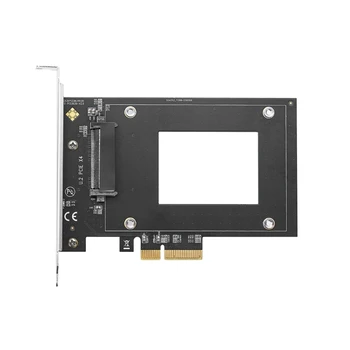 Адаптер U.2 для PCIe Riser Adapter 7000 Мбит/с PCIe GEN4 X4/X8/X16 для U.2 NVMe SSD SFF-8639 Конвертер SSD-накопителей PCI-e U.2
