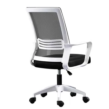 Компьютерное кресло Домашнее компьютерное кресло с откидывающимся подъемником, поворотный механизм для совещаний персонала, Эргономика, Комфорт для сидячего образа жизни, Простые цвета