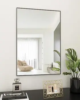 зеркало x 36 дюймов, Зеркало для ванной комнаты в Глубокой раме с наноупрочненным стеклом, изготовленным по технологии ShatterVue ™, Фургон в стиле Фермерского дома
