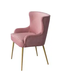 Диван из скандинавской ткани с одноместной сеткой красного постмодернистского света, роскошный диван-кресло для гостиной, американский диван-кресло, обеденный стул, кресло для кабинета
