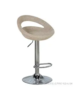 Современный минималистичный барный стол, стул, барный стул, вращающийся стул, домашний стул с подъемной спинкой, ротанговый стул кассира на стойке регистрации, высокий табурет
